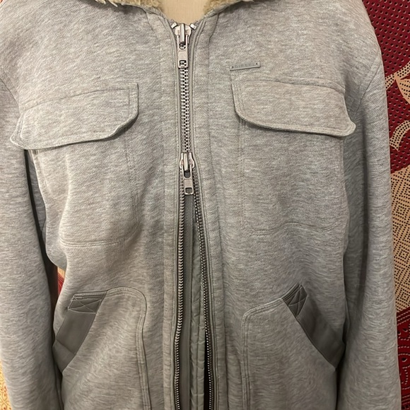 Vintage Diesel Sherpa lined heather gray men’s jacket - Picture 15 of 15